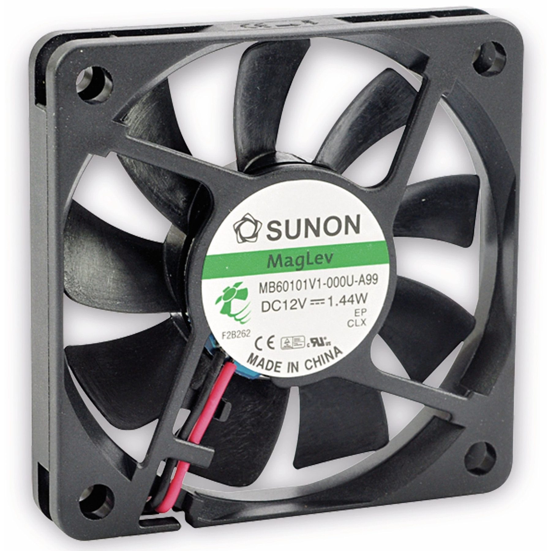 Sunon Gehäuselüfter SUNON Axiallüfter MF60101V21000UA99, 60x60x10 mm, 12 V-