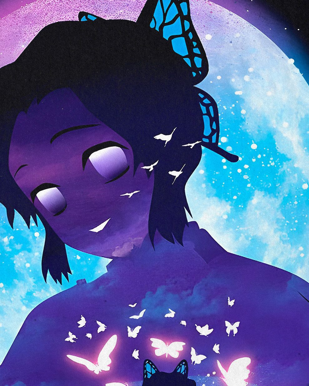 style3 T-Shirt Shinobu Kocho demon slayer anime japan manga cosplay günstig online kaufen