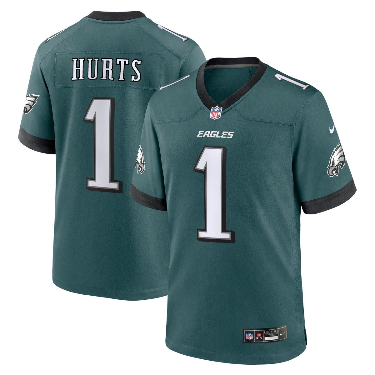 Nike Footballtrikot Nike Trikot Philadelphia Eagles NFL Home Game Jersey Hurts 1