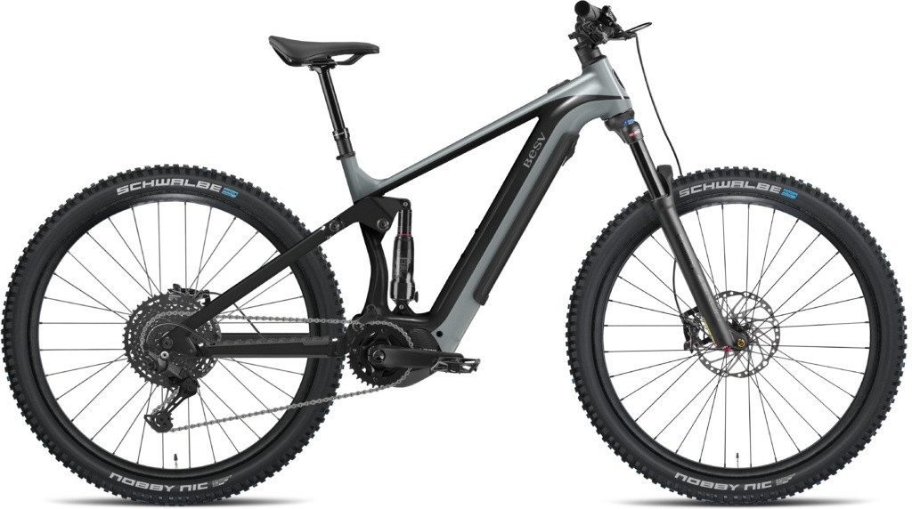 BESV E-Bike E-Mountainbike TRS 160 1.3 iron gray 29" 630 Wh Diamant, 11 Gang Shimano SHIMANO U6000 Schaltwerk