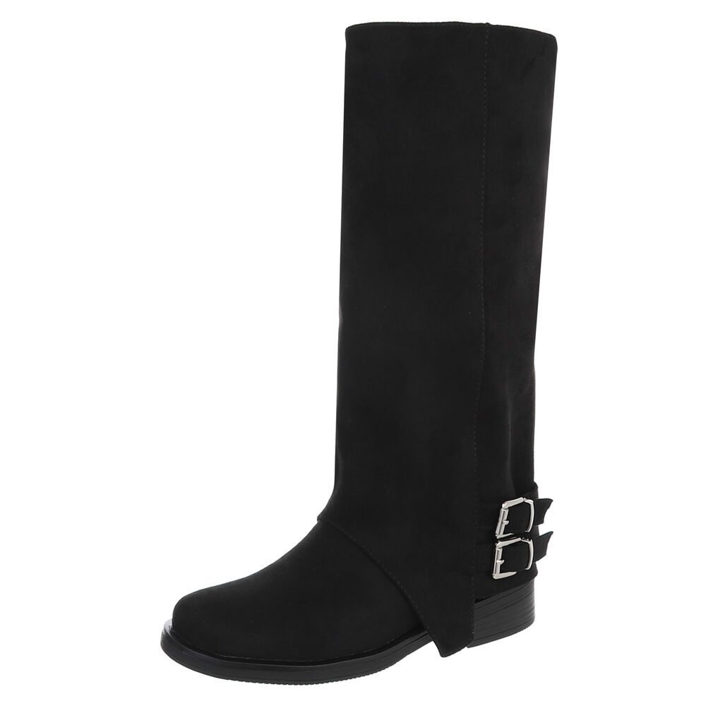 Ital-Design Hochwertige Damenstiefel mit Schnallen für Freizeit und Alltag günstig online kaufen