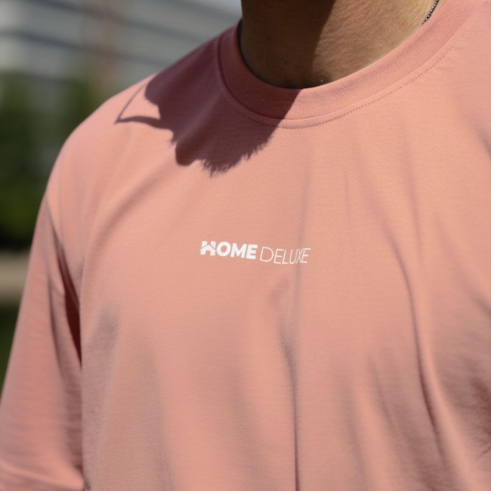 HOME WEAR T-Shirt aus Baumwolle & Schwerer Premium Stoff, Oversize Shirt günstig online kaufen