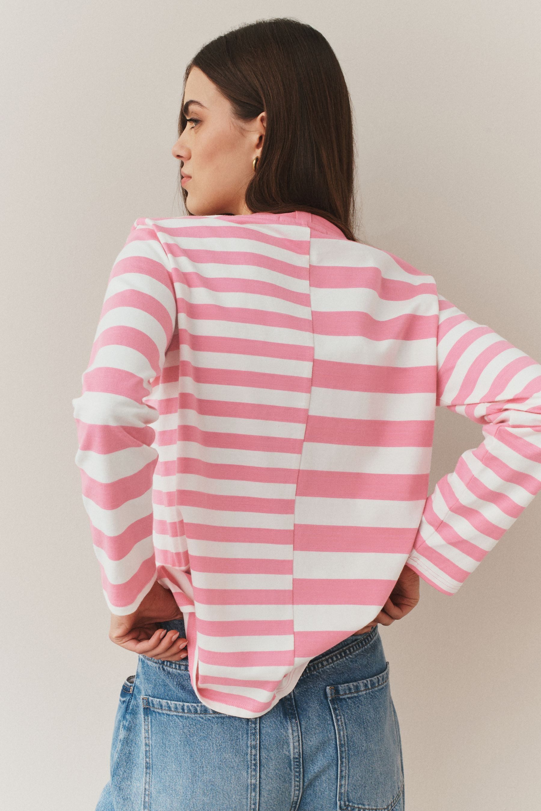 Next Langarmshirt 2er-Pack Langarmshirts mit Rundhalsausschnitt (2-tlg) günstig online kaufen