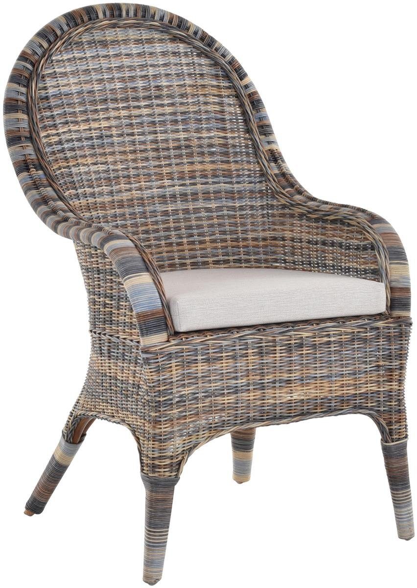 Krines Home Rattanstuhl Rattansessel hohe Rückenlehne günstig online kaufen