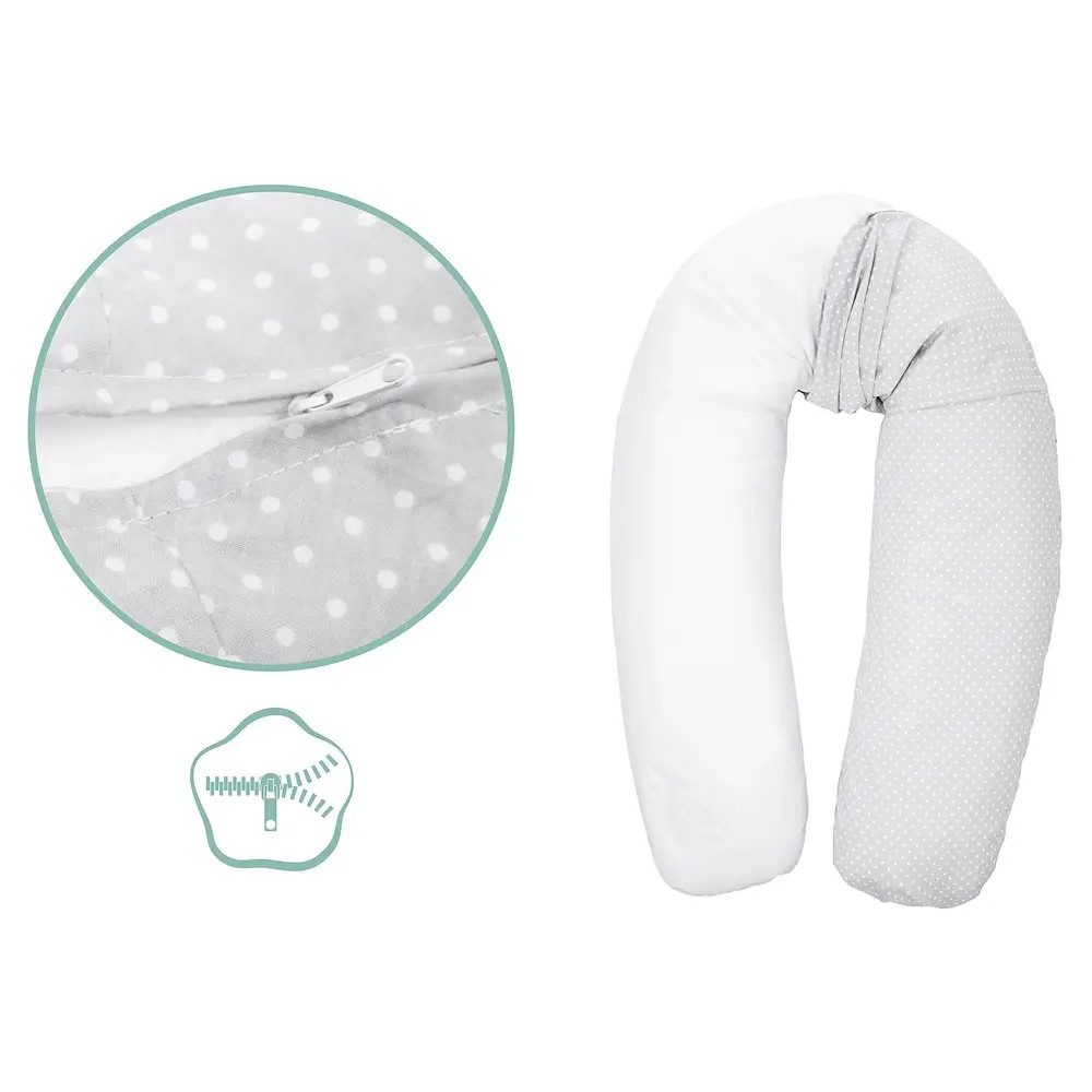 Fillikid Stillkissen Stillkissen 190cm Dots klein grau