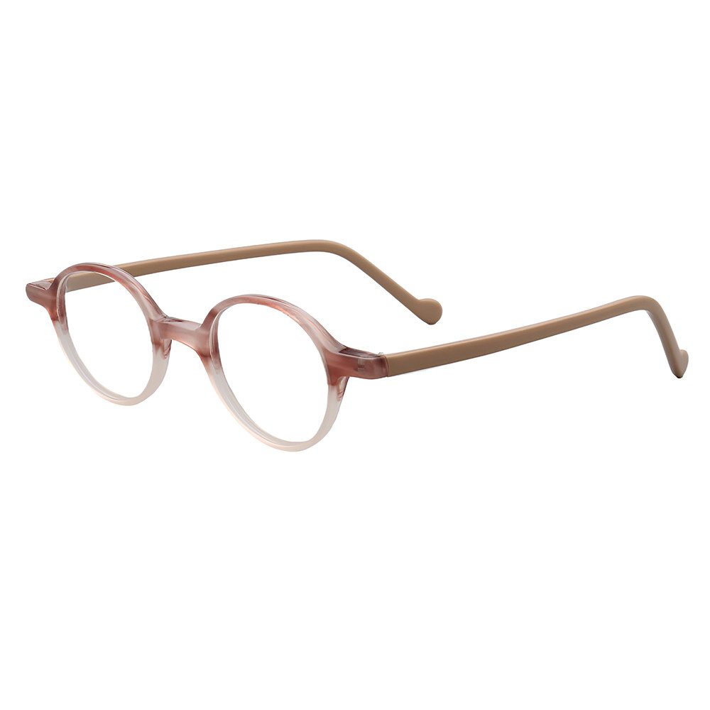 PACIEA Lesebrille Damen Herren Rundrahmen Mode Blaulichtfilter Anti-Müdigkeit