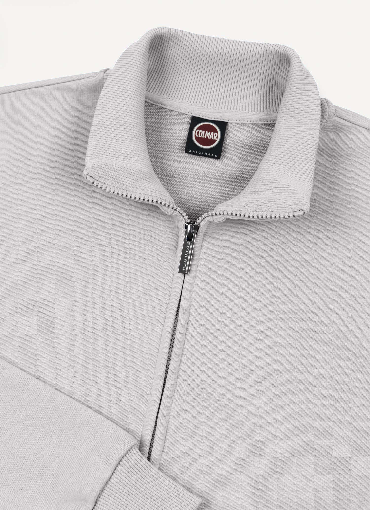 Colmar Sweatjacke MENS SWEATJACKET mit geripptem Stehkragen, aus Baumwolle, Regular Fit