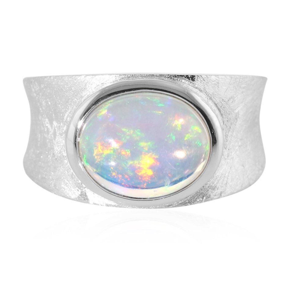 Cavill Silberring Äthiopischer Welo Opal Oval günstig online kaufen