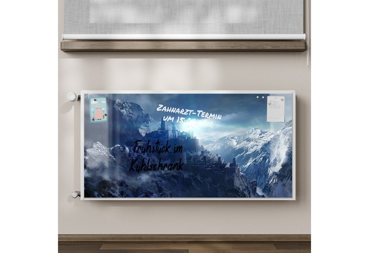 Thumbnail - DEQORI Magnetfolie 'Gipfel der Zukunft', Heizung Magnetmatte magnetisch Magnetfolie Folie Schutz