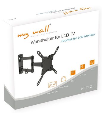 my wall HF11-2L TV-Wandhalterung, (bis 42 Zoll, Packung, 1-teilig, Wandhalter für Flachbildschirme)