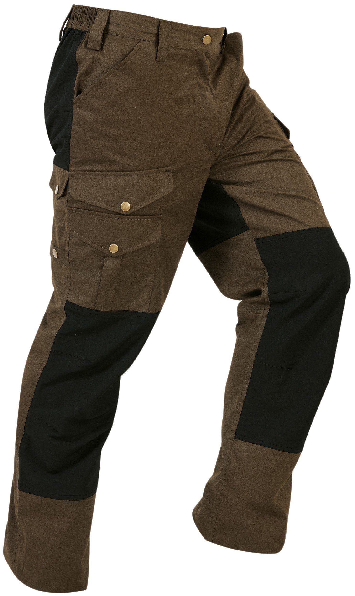 Stretch-Funktionshose braun/schwarz Herren La "Kiruna" Outdoorhose Chasse® Jagdhose Jägerhose