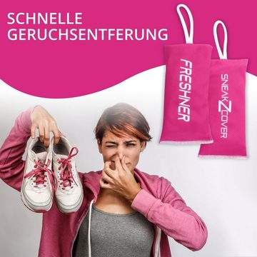 SneakZcover Schuhdeo gegen Geruch und Schweiß Antibakteriell, Effektiver Geruchsentferner für Sportschuhe, Sneaker und Schuhschrank