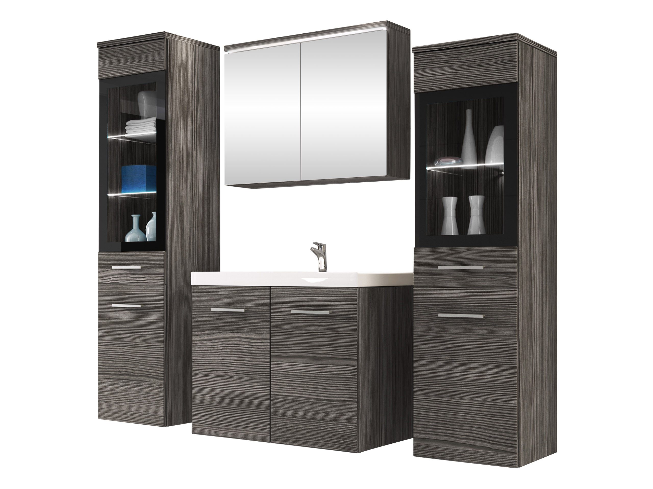 MIRJAN24 Badmöbel-Set Madrit II, (5er-Set, Waschbeckenschrank, günstig online kaufen