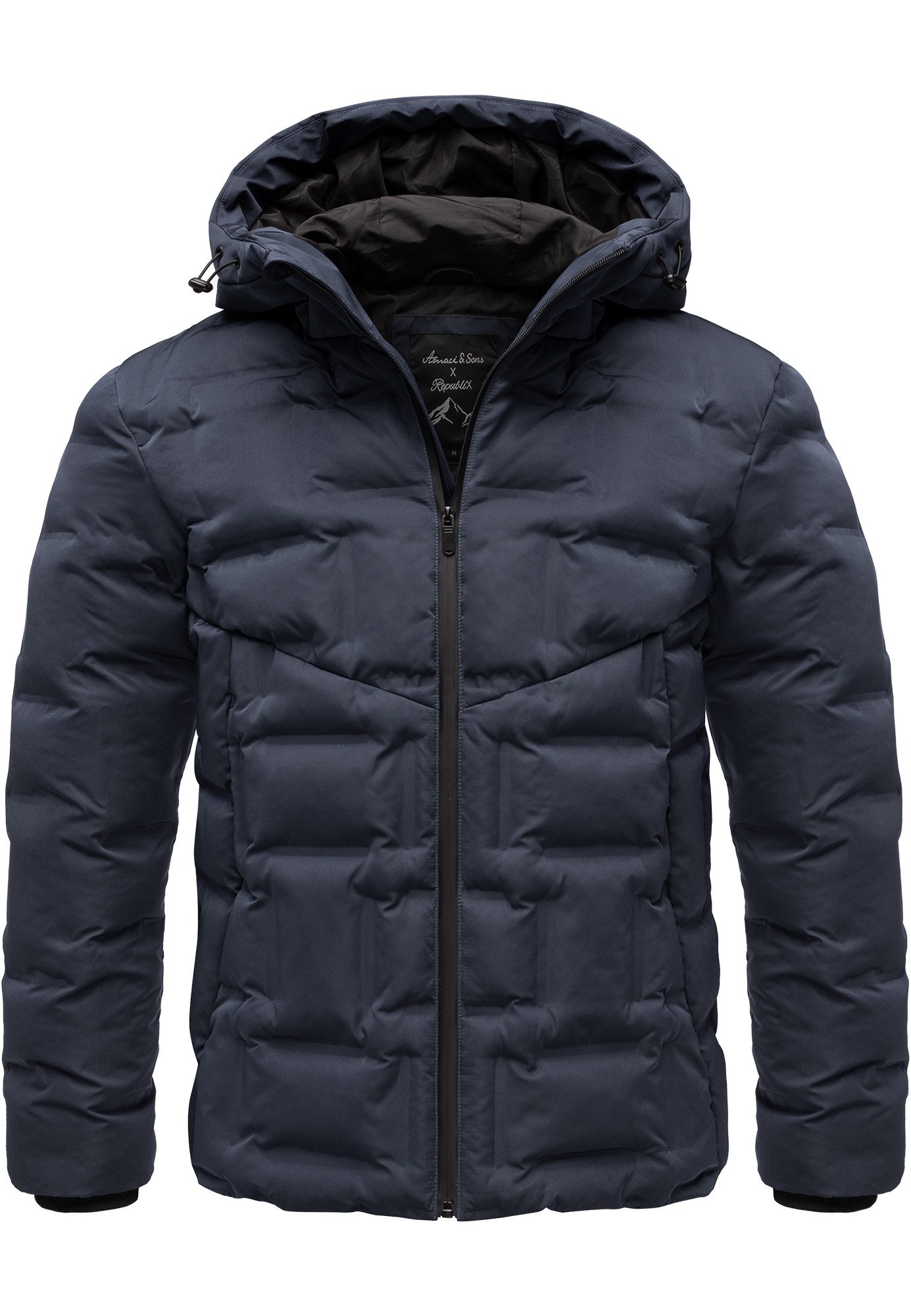 Amaci&Sons Winterjacke CORBIN Winterjacke Herren Gefütterte Dicke Winter Jacke für Männer mit Kapuze