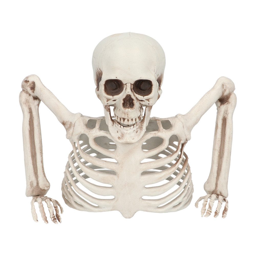 Boland Dekofigur Skelett Groundbreaker Deko Figur 20 cm Halloween Grusel-Dekoration, Robustes Material, langlebig - Indoor und Outdoor geeignet