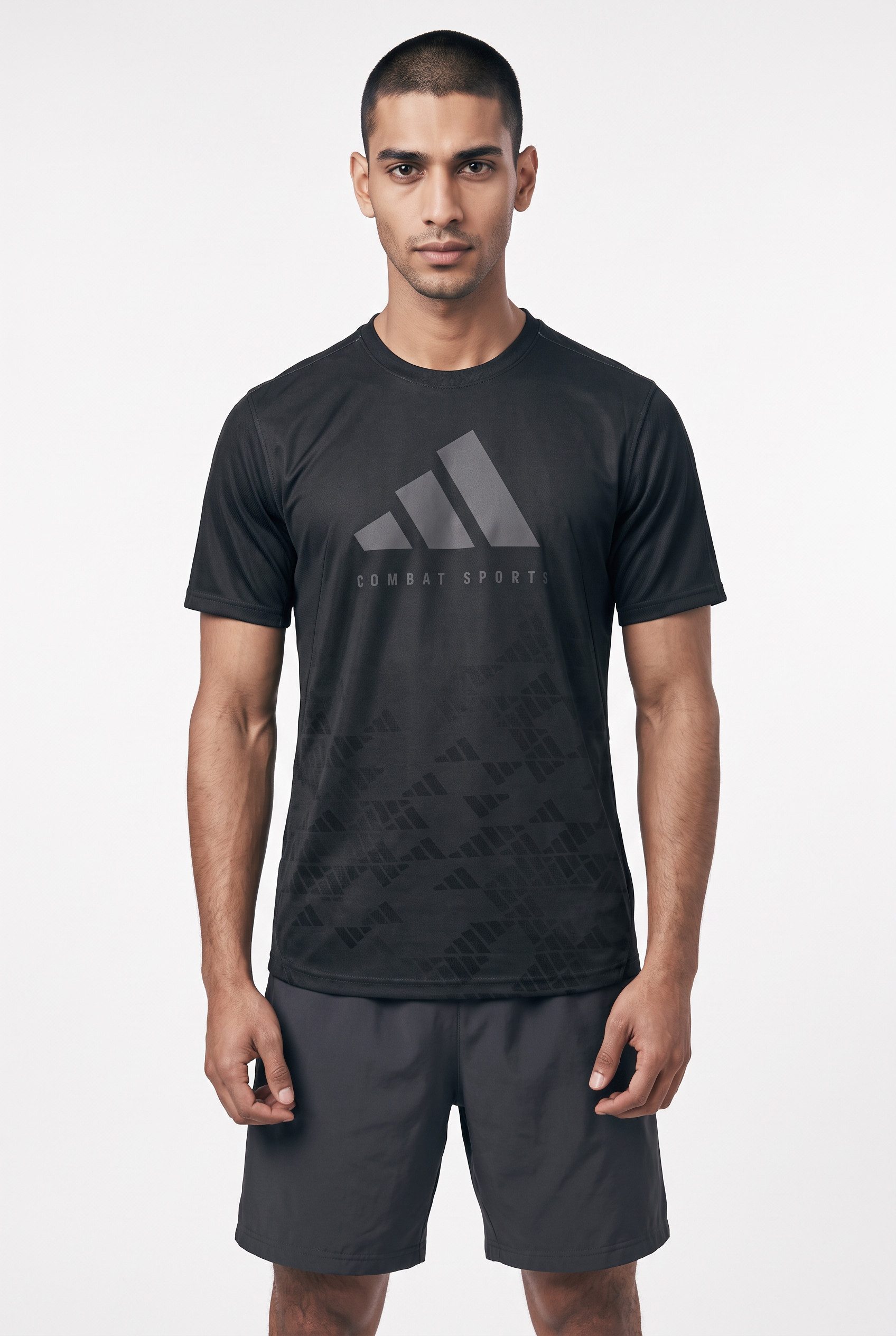 adidas Performance Trainingsshirt adidas Tech Line Men´s T-Shirt COMBAT SPORTS mit Rundhalsausschnitt, kurze Ärmel, atmungsaktiv, leichtes Gewicht