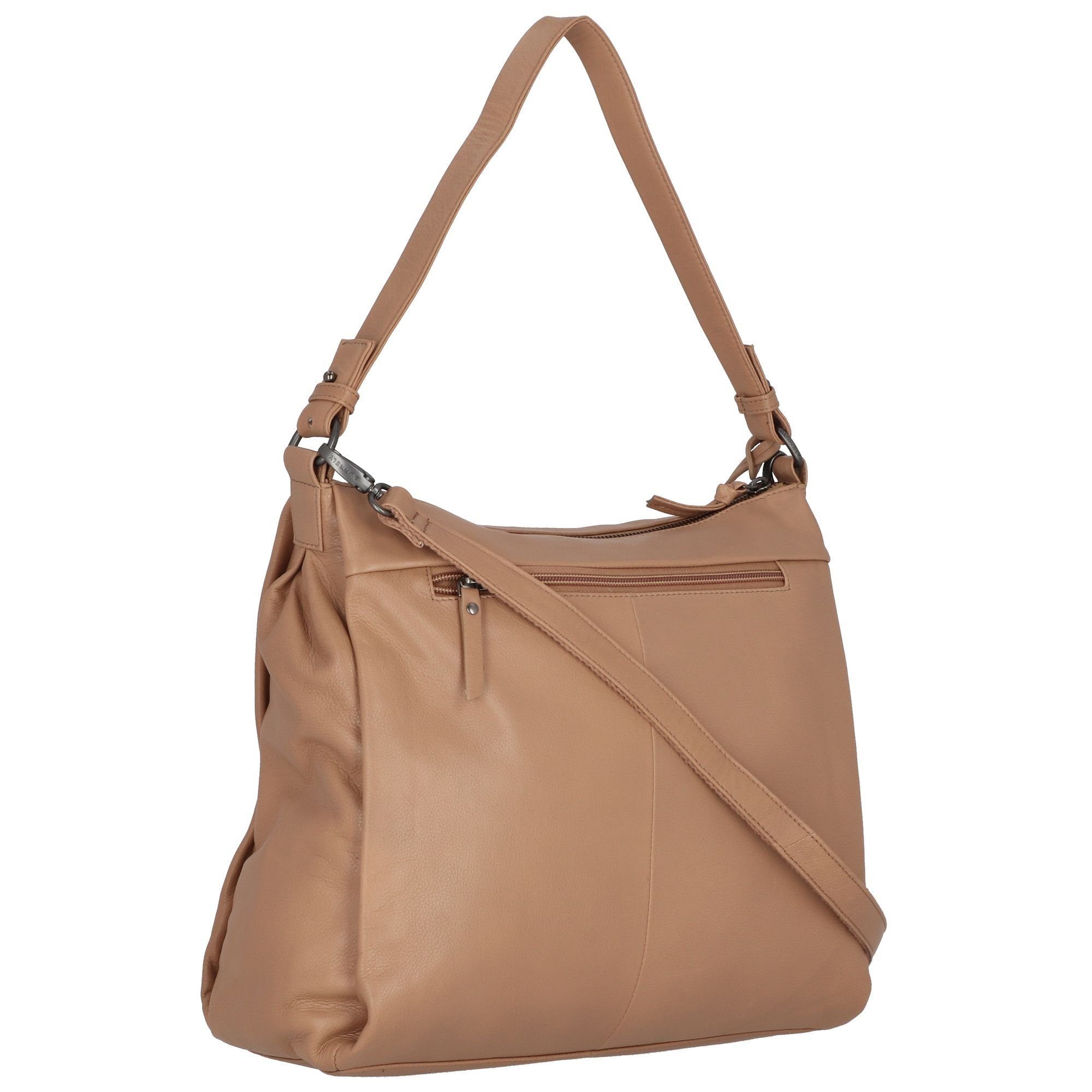 Leder Jolie, taupe Just truffel Burkely Schultertasche