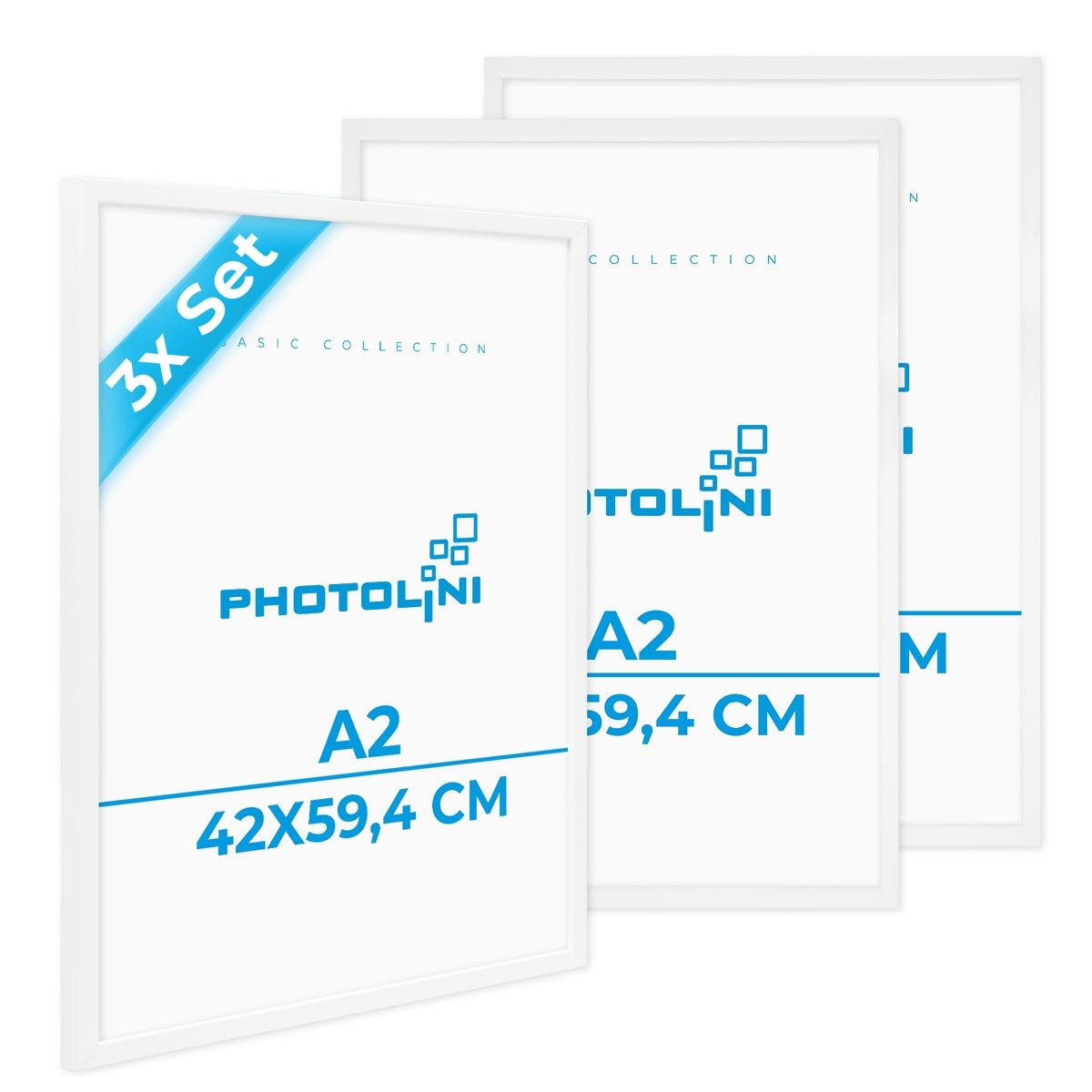 PHOTOLINI Bilderrahmen 3er Set, stabiles MDF-Holz, günstig online kaufen
