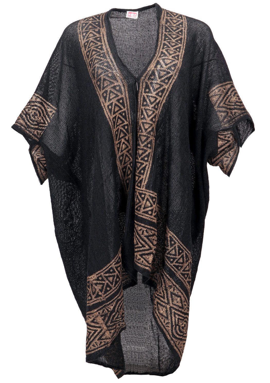 Guru-Shop Langjacke Offener Boho Cardigan, plus size Jacke, Kimono.. Ethno günstig online kaufen