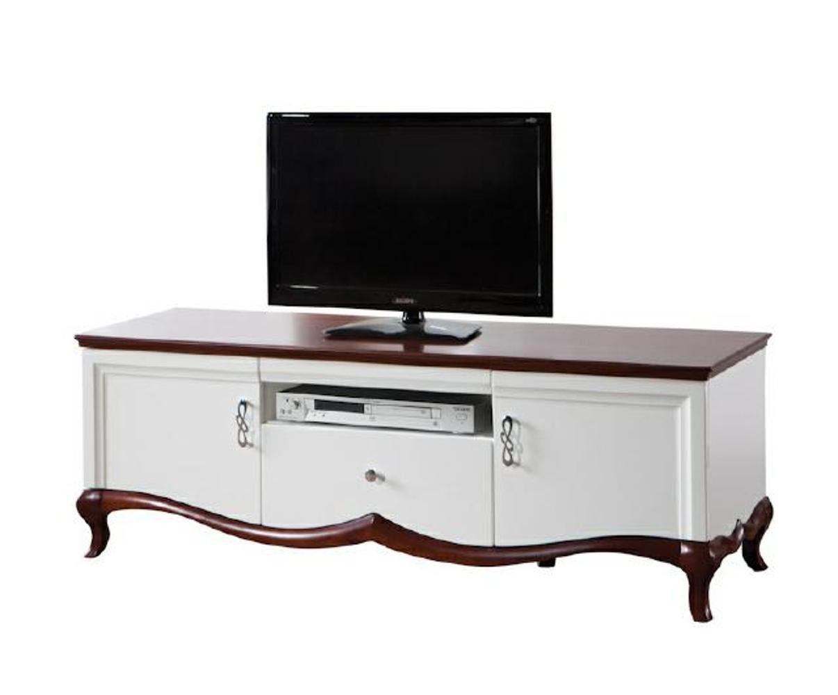 Xlmoebel TV-Schrank Echtes Holz Massiv Handgefertigter Klassiker TV-Unterschrank MI-RTVD (Klassischer Unterschank RTV Fernsehschrank - Model MI-RTVD) Hergestellt in Europa