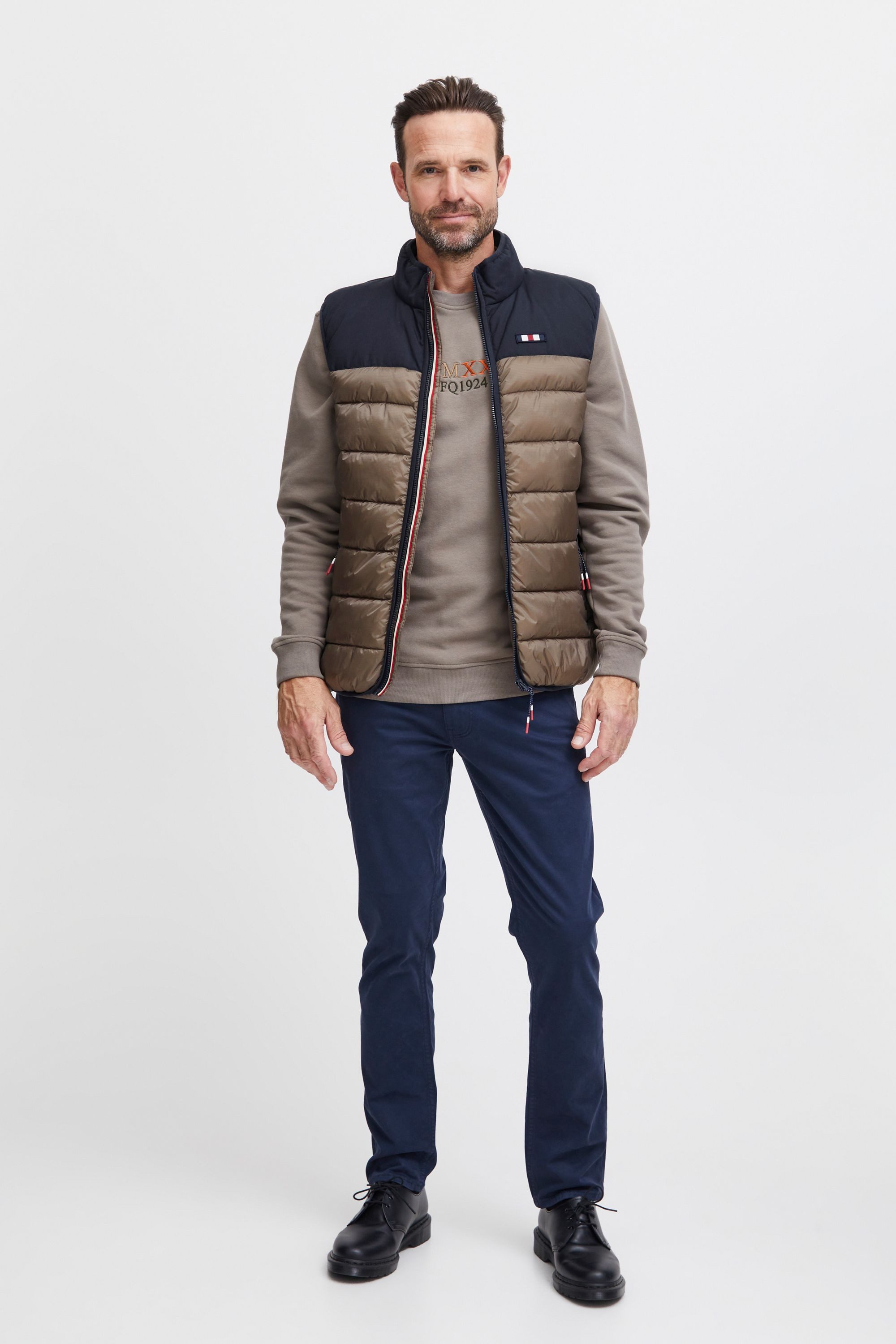 FQ1924 Steppweste FQVinncent 2 colour padded waistcoat 21900507 Modische St günstig online kaufen