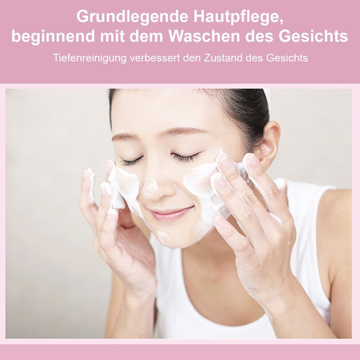 feinlux Gesichtsbürstenaufsatz CT1139-rose
