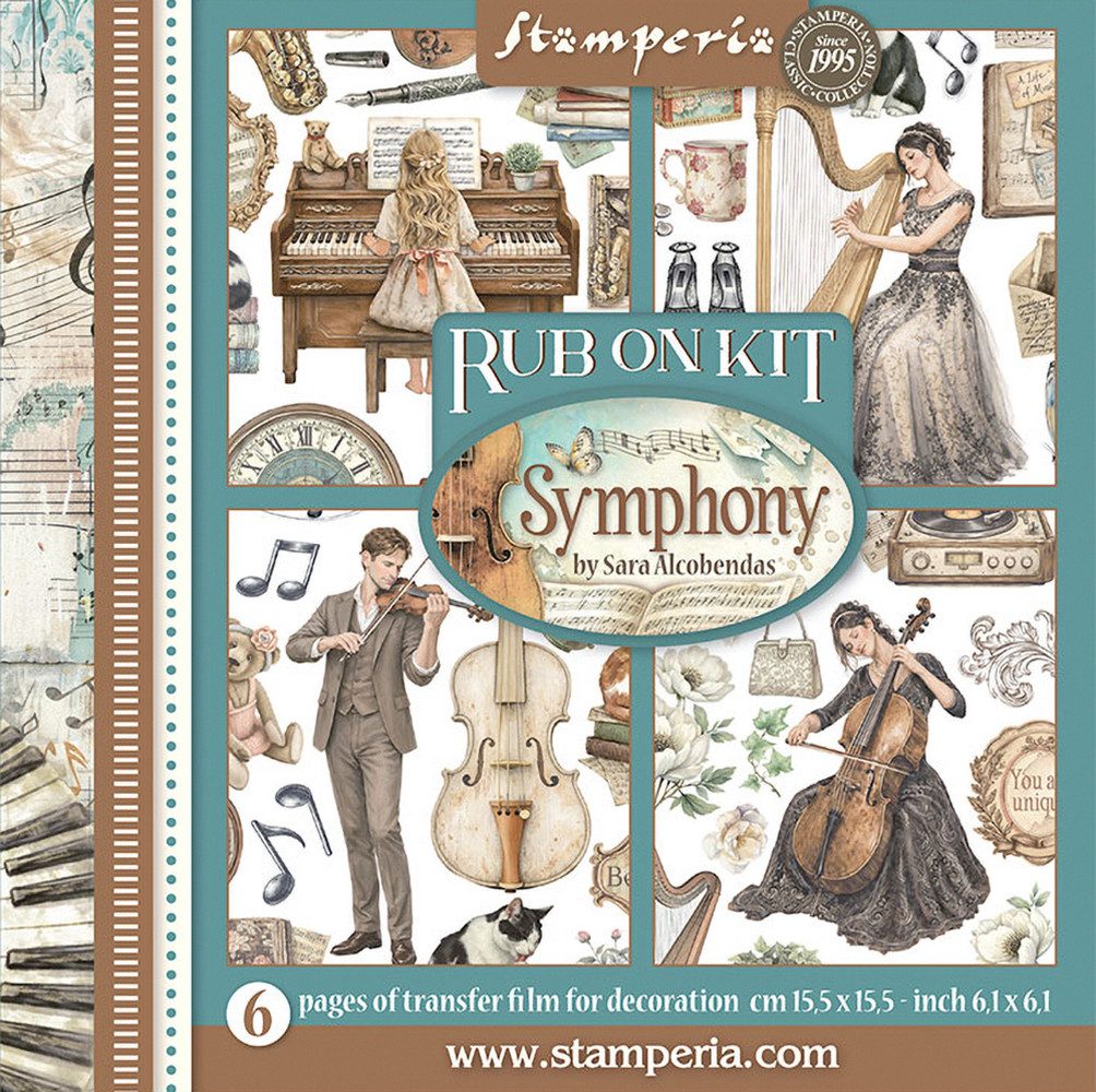 Stamperia Dekorationsfolie Symphony