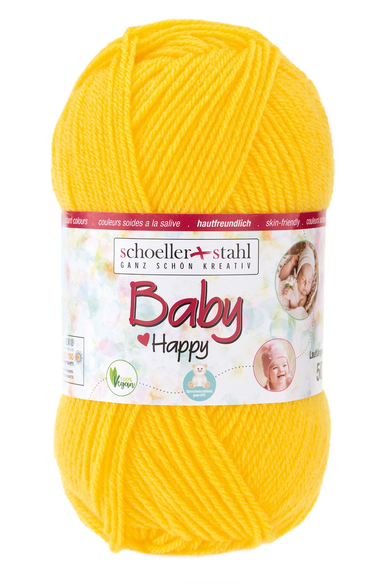 Schoeller + Stahl Baby Happy Häkelwolle, 185 m, weich und pflegeleicht