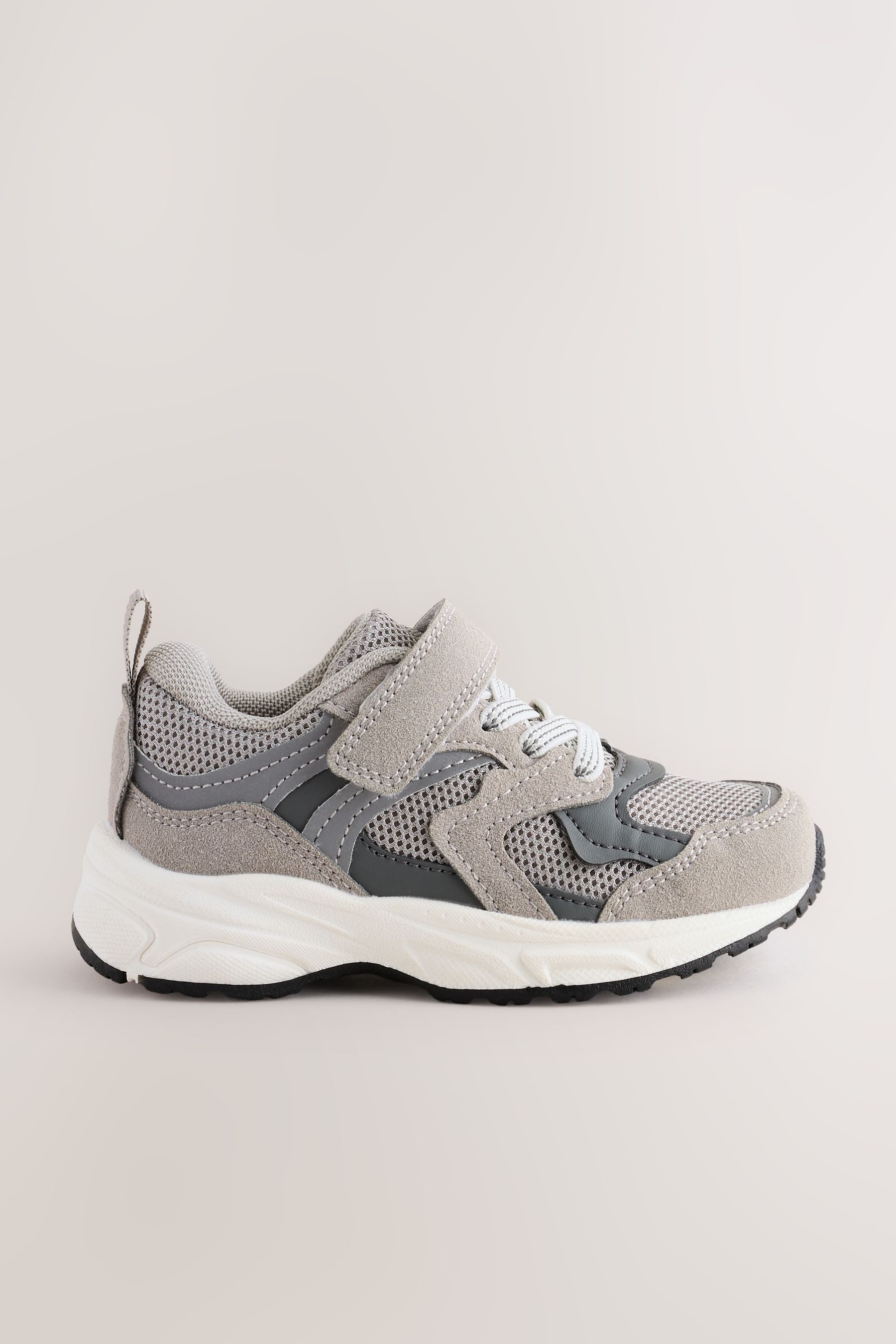 Sneaker mit Klettverschluss und Elastikschnürung Sneaker