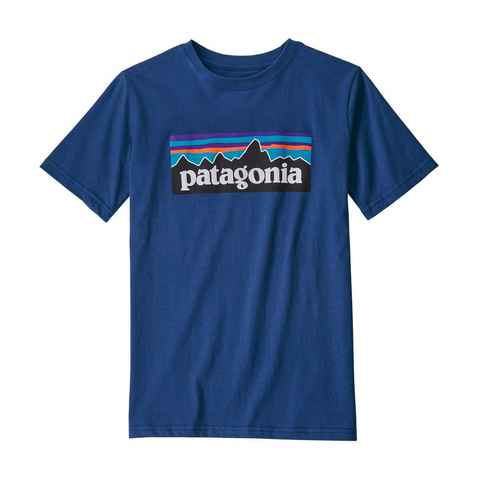 Patagonia T-Shirt Patagonia Jungen T-Shirt P-6 Logo Organic