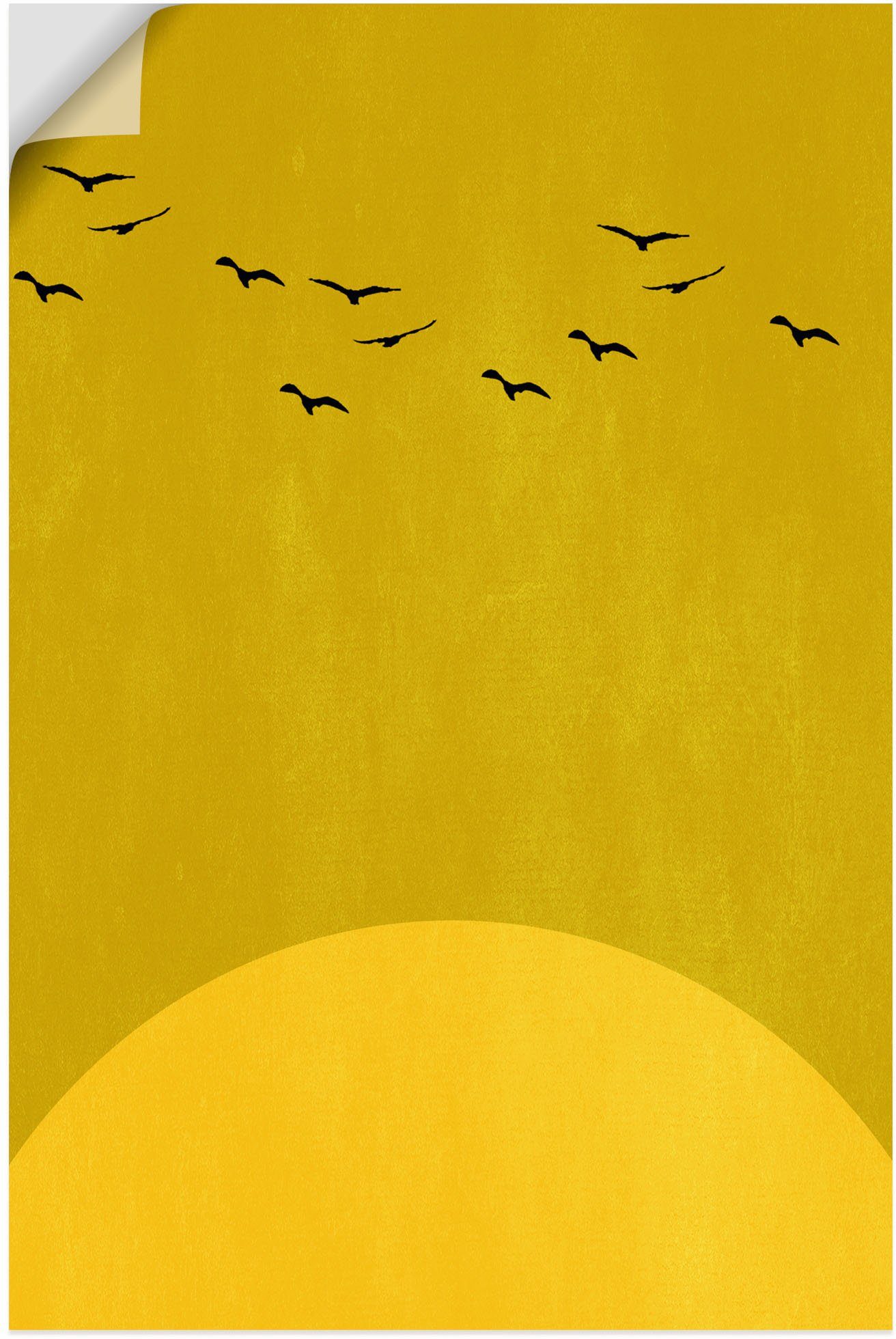 St), Sonnentanz, Größen oder versch. Wandbild Poster Himmelsbilder (1 in Artland Wandaufkleber als Leinwandbild, Alubild,