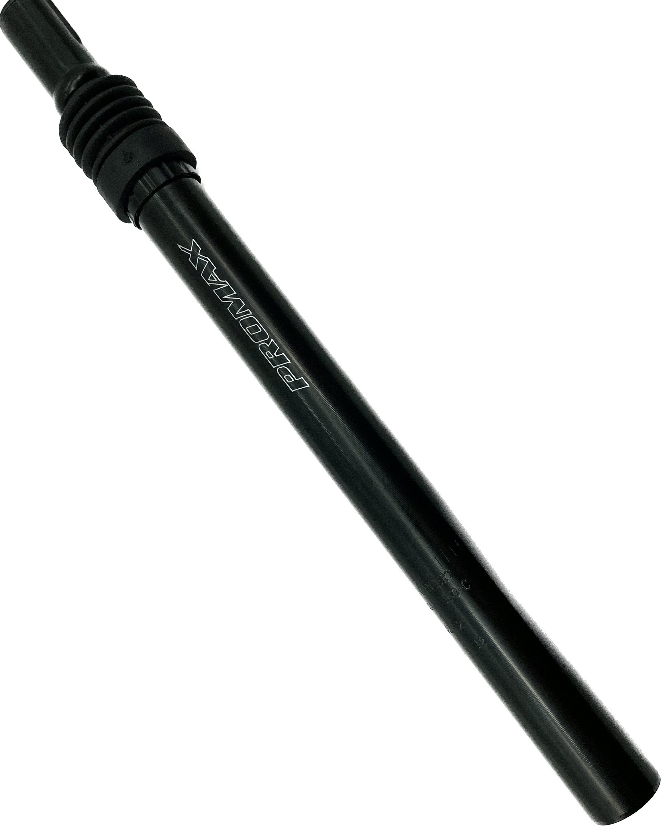 Promax Sattelstütze, Promax Fahrrad gefedert Kerzensattelstütze Alu Ø 28,0mm Schwarz