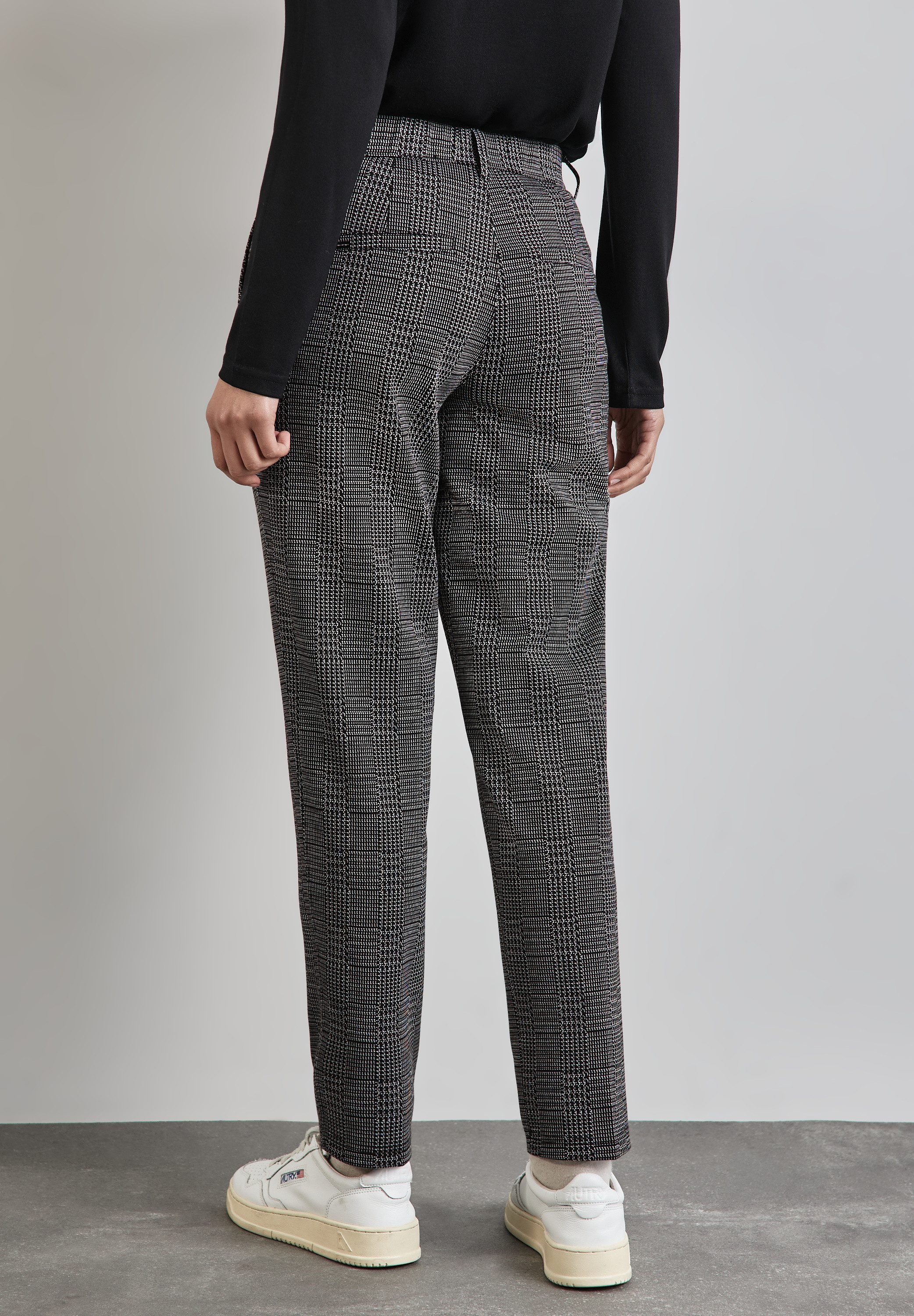 STREET ONE Chinohose Style Chino Check günstig online kaufen