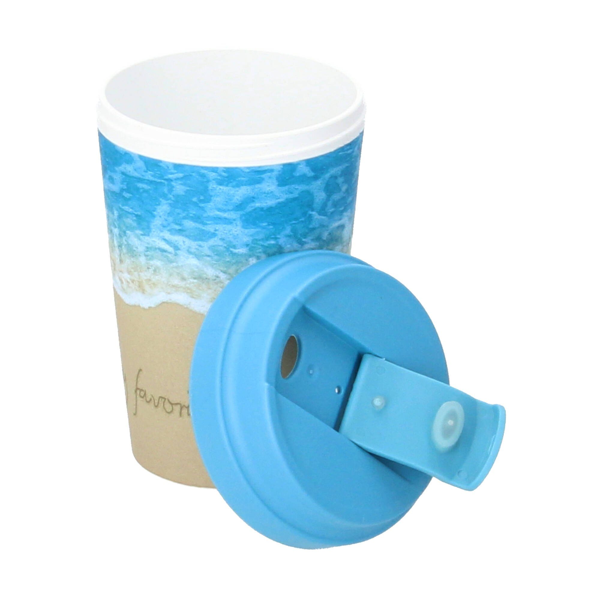 GmbH Pflanzenzucker) cup easy bioloco Coffee-to-go-Becher Place, aus chic plant mic PLA (Kunststoff Favorite