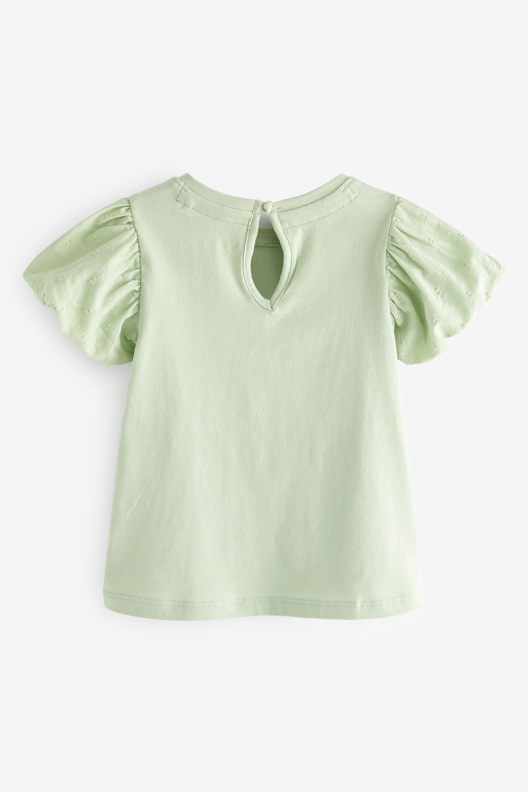 Baumwolle T-Shirt (1-tlg) T-Shirt aus Next Kurzärmliges