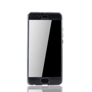 König Design Handyhülle Huawei P10 Plus, Huawei P10 Plus Handyhülle 360 Grad Schutz Full Cover Transparent