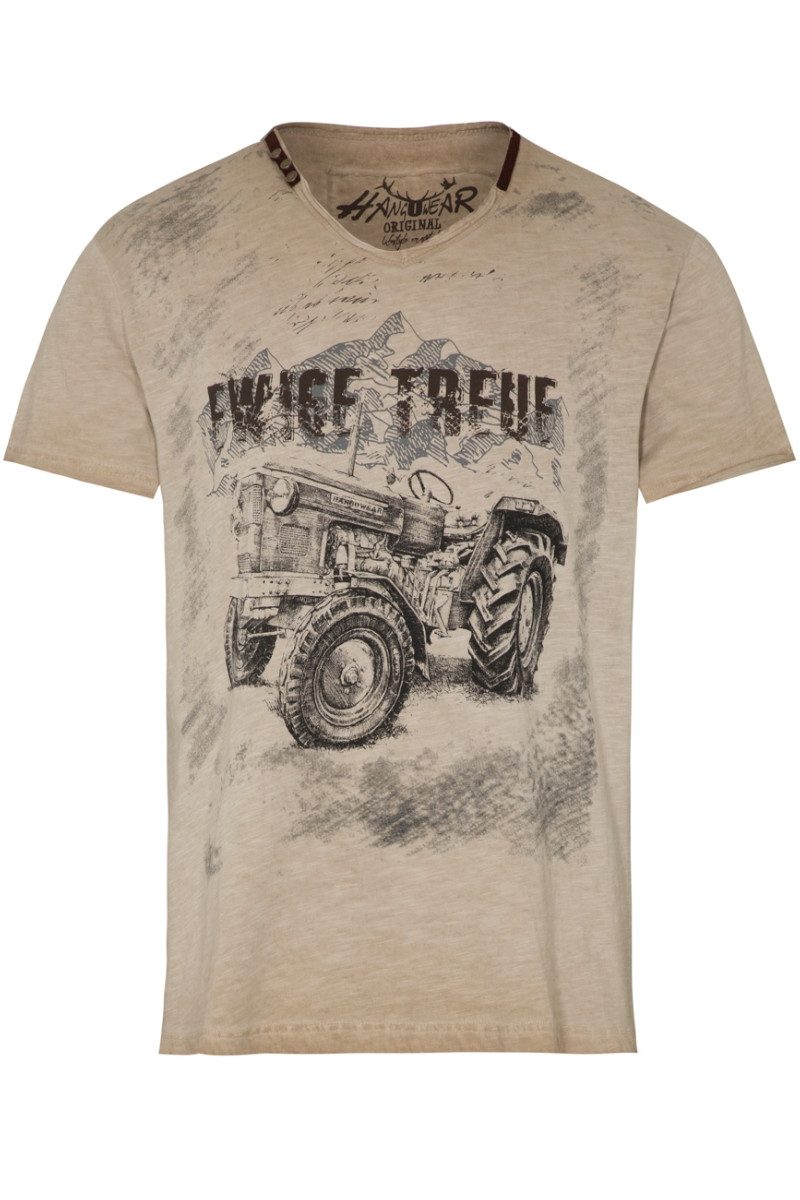 Trachtenshirt Trachtenshirt Herren - ALWIN - beige