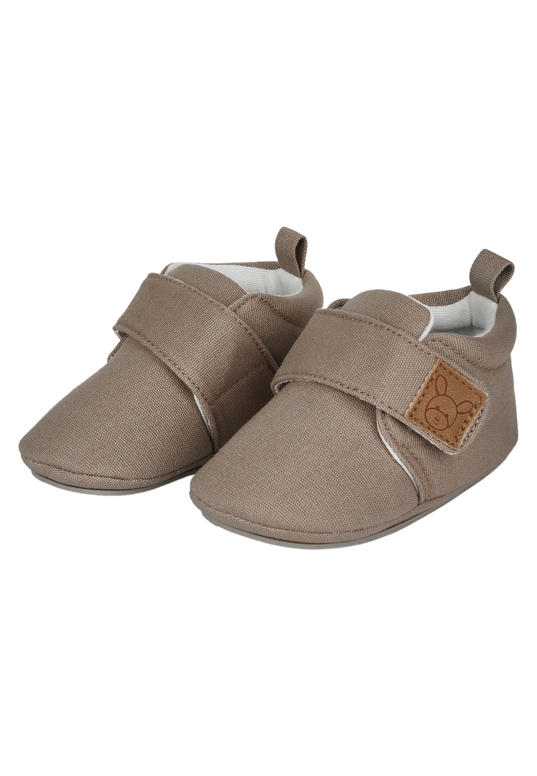 Sterntaler® Krabelschuhe uni Krabbelschuh (1-tlg) Krabbelschuhe Baby mit Klettverschluss und Anti-Rutsch-Sohle