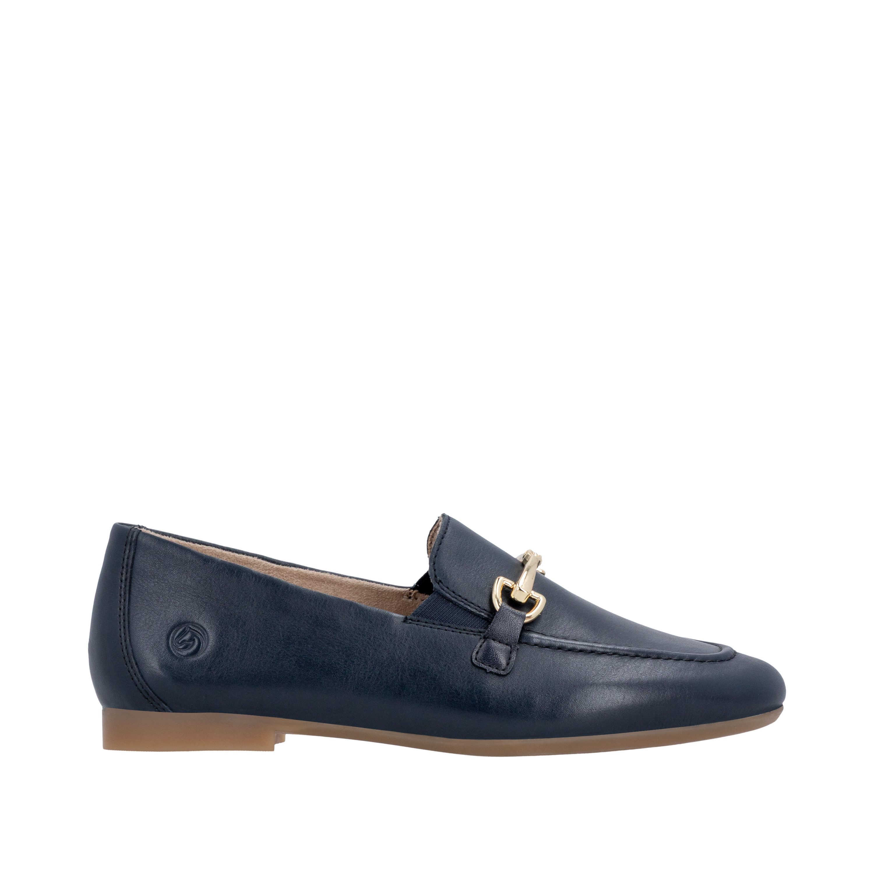 Remonte Loafer Slipper, Schlupfschuh, Spangenschuh mit kleinen Stretcheinsätzen