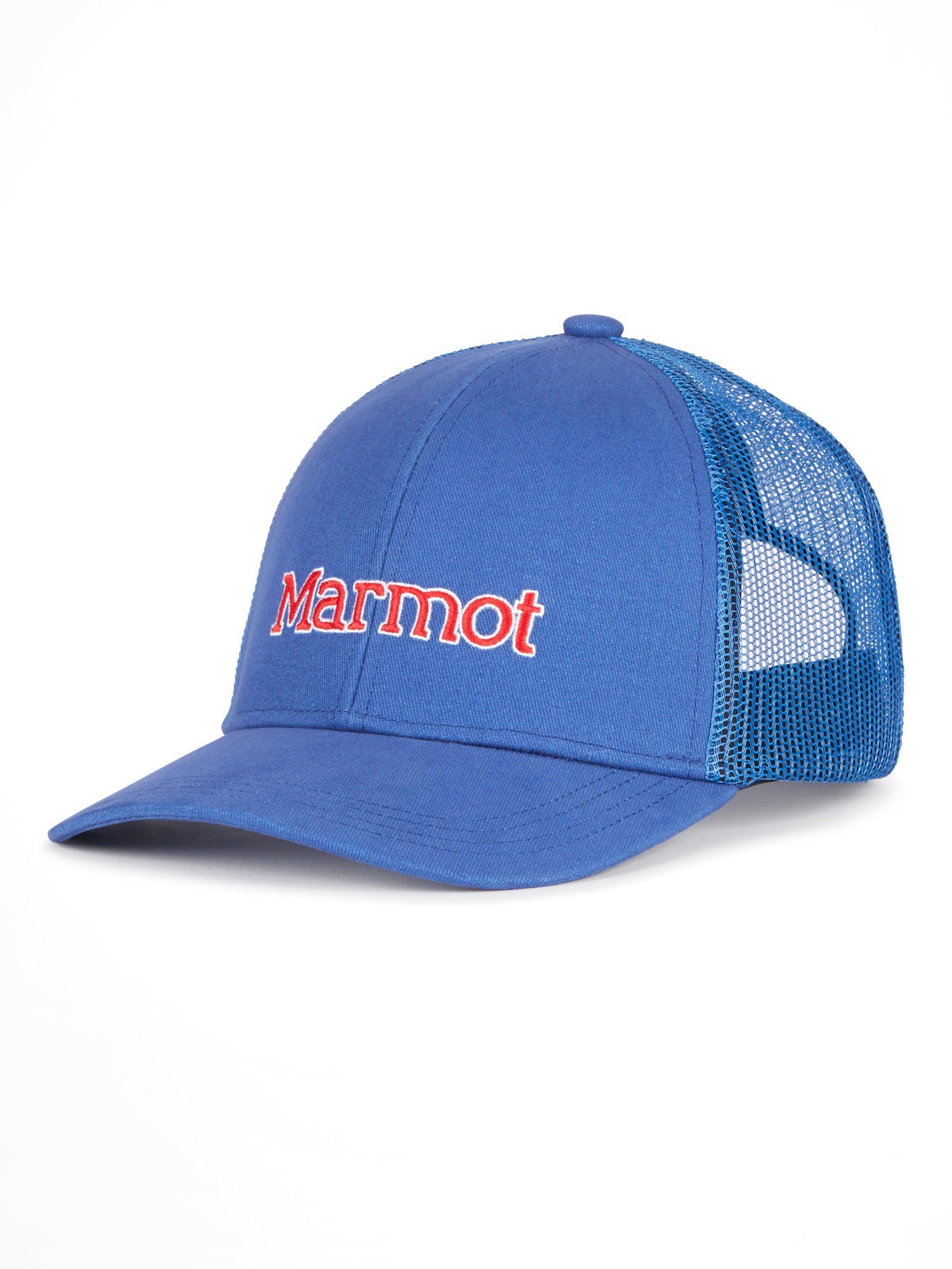 Retro Hat Marmot Trail Beanie Trucker Blue Accessoires Marmot