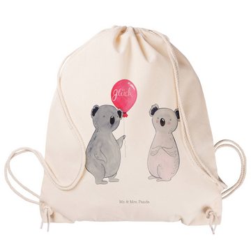 Mr. & Mrs. Panda Sporttasche Koala Luftballon - Transparent - Geschenk, Sportbeutel Kinder, Geburt (1-tlg), Weiche Kordel