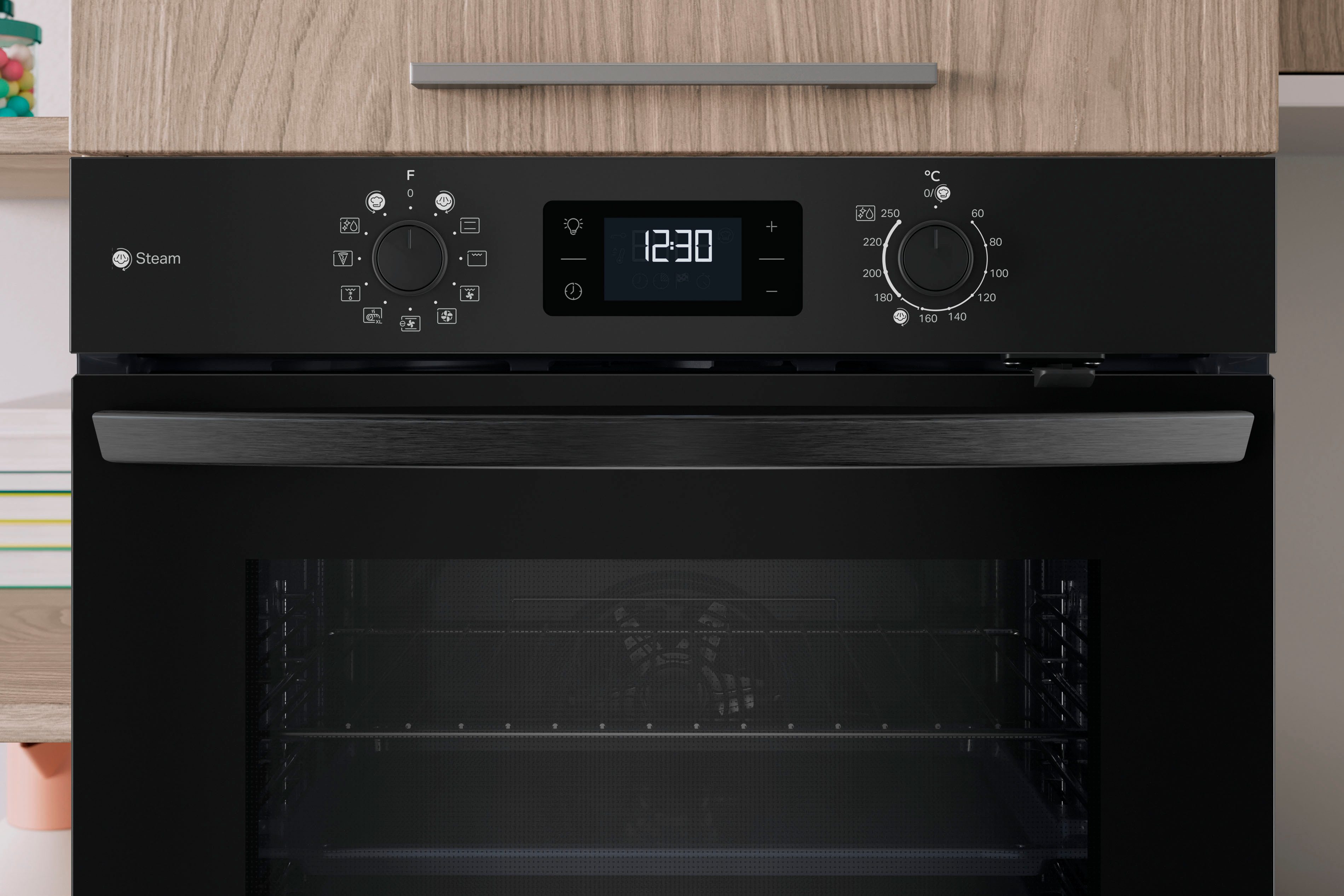 Privileg Backofen-Set BAKO Turn&Go Steam 420, Hydrolyse, Turn&Go – Automatikprogramme starten mit nur einem Dreh – Bild 5 von 5