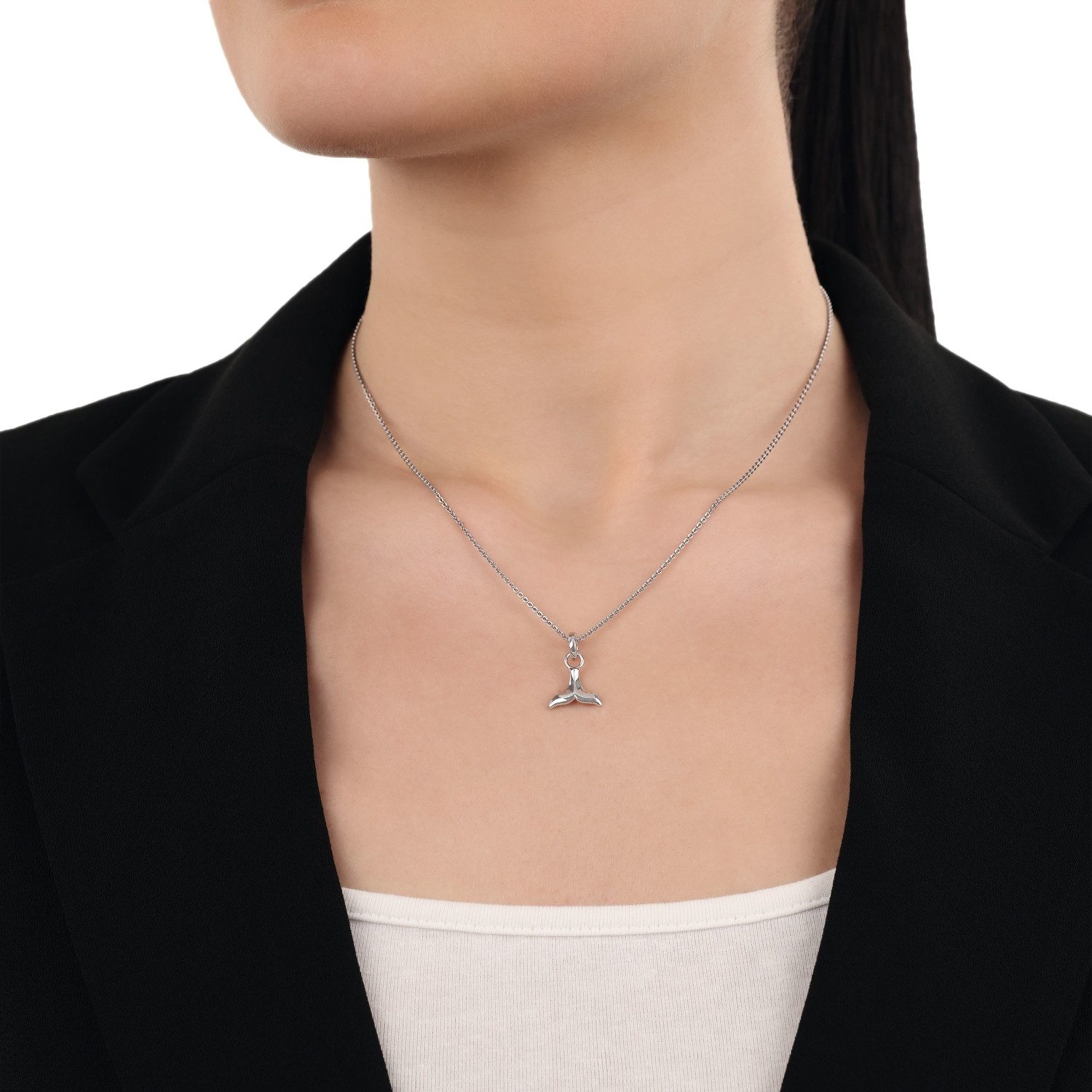 Amor Bead Amor Charm für Damen, 925 Sterling Silber, Flosse (Charm, 1-tlg)