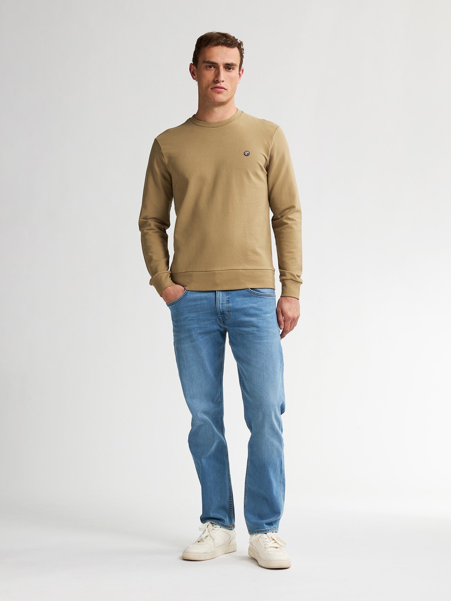 Petrol Industries Sweatshirt mit Logo Stickerei