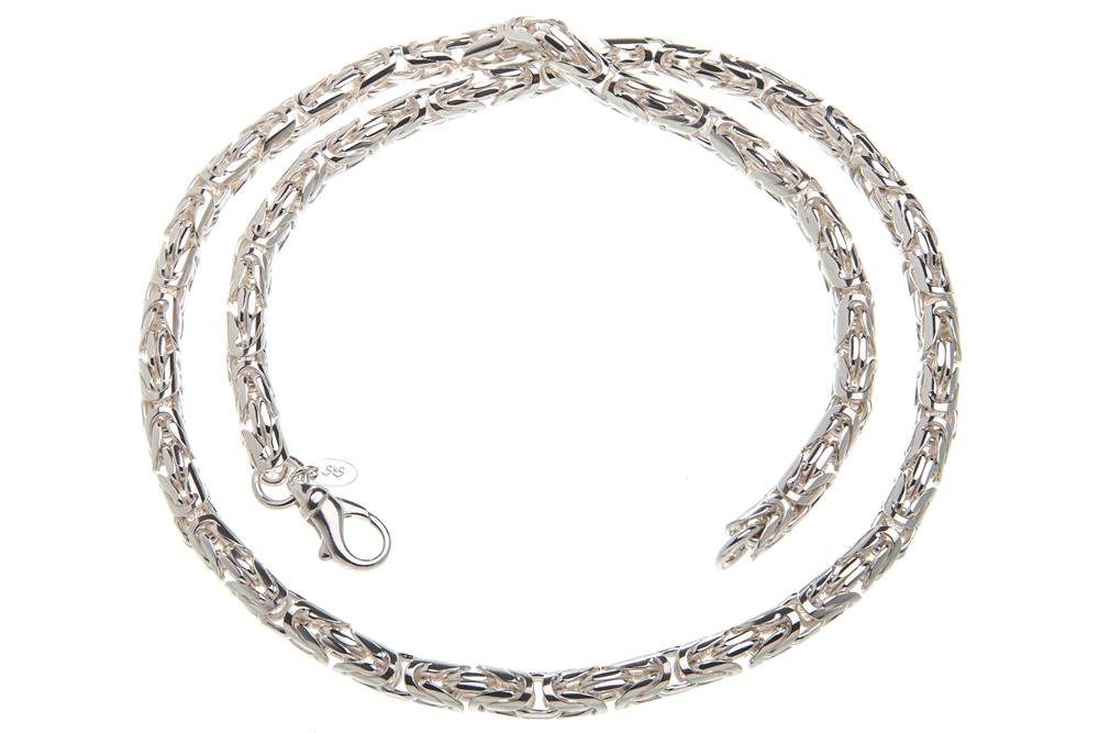 von rund 6mm Silber, wählbar Silberkettenstore Silberkette 925 Länge - Königskette, 40cm-100cm