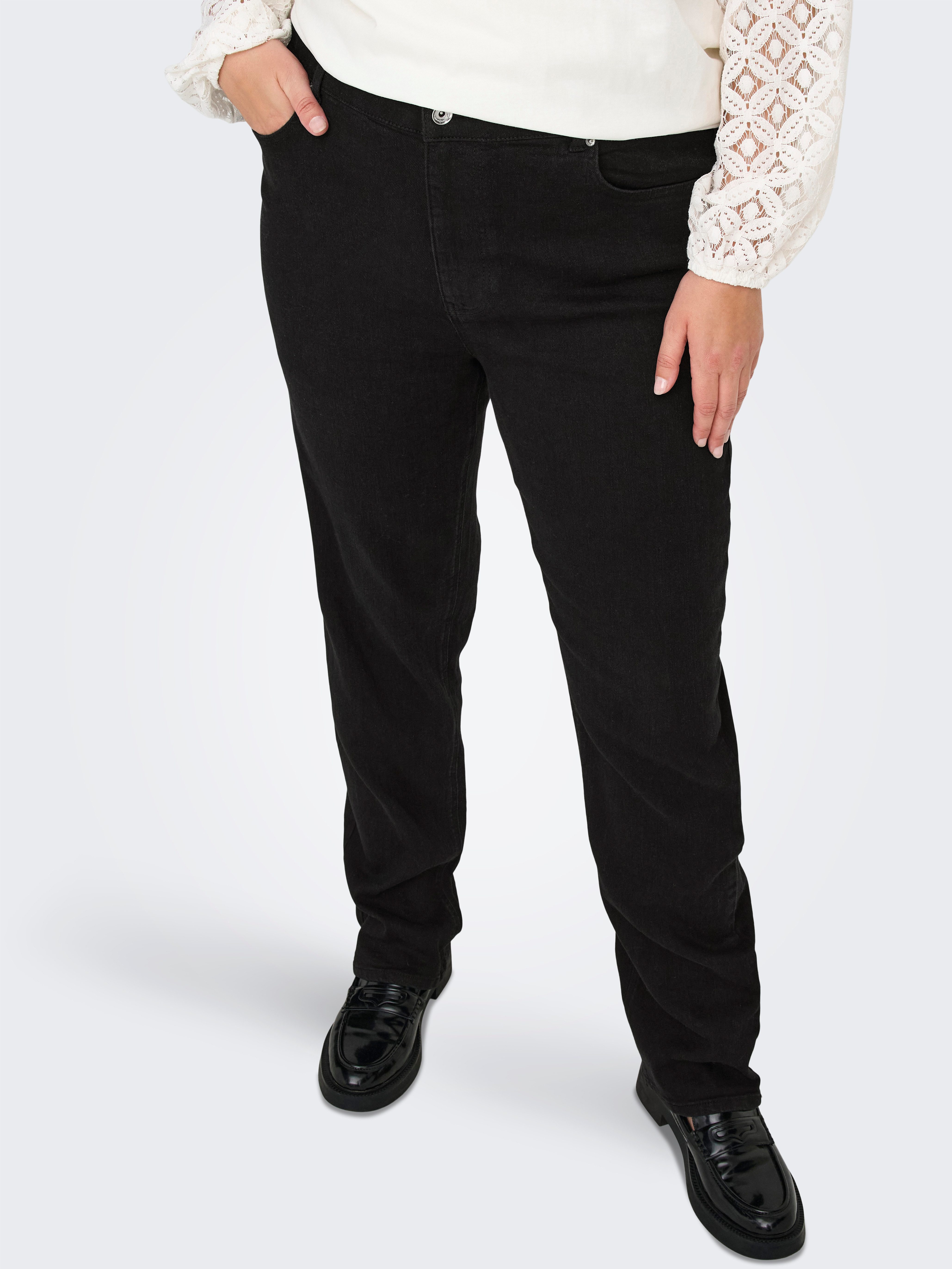 ONLY CARMAKOMA Straight-Jeans CARCRUZ EX HW STRAIGHT DNM PIMBOX BF günstig online kaufen