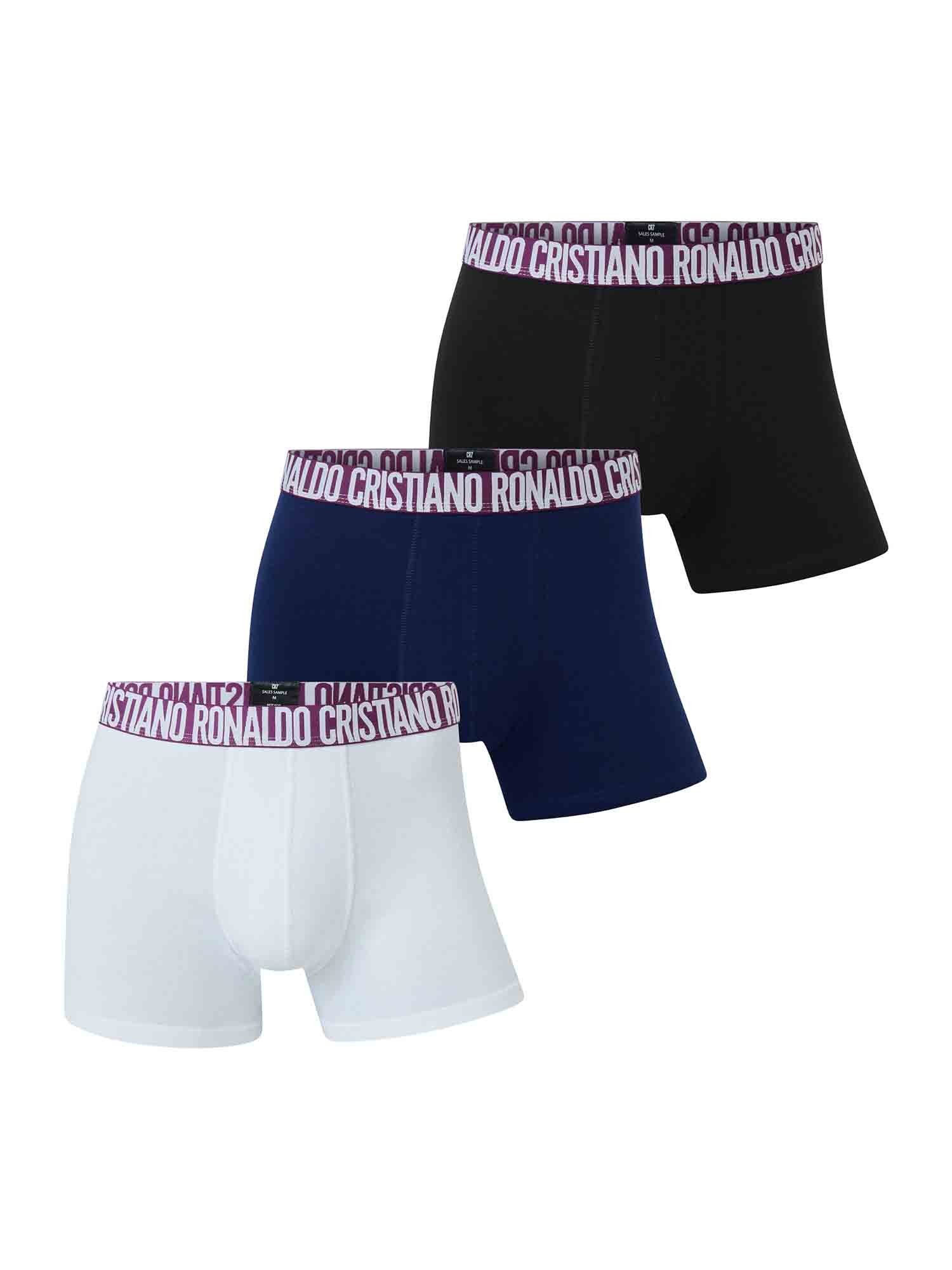 Männer Multi Pants Trunks CR7 Boxershorts Herren 32 Pants Retro (3-St) Retro Multipack