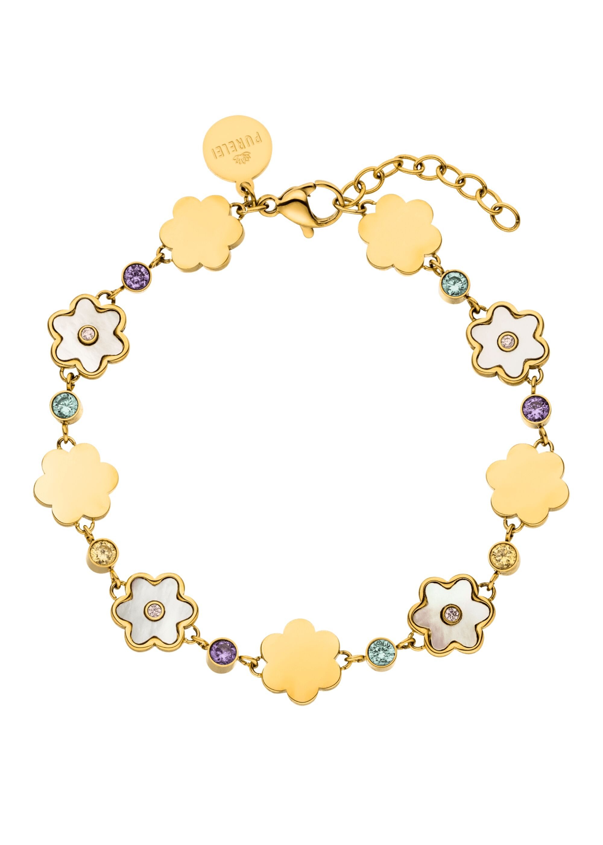 Purelei Edelstahlarmband Flowering, mit Blüten und günstig online kaufen