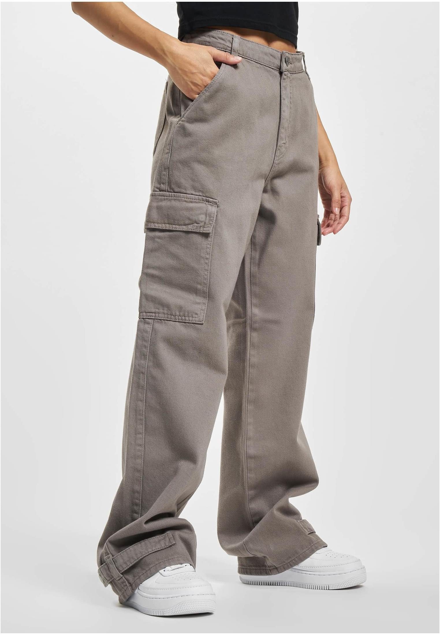 Versandhandel im Ausland zum niedrigsten Preis! DEF Stoffhose Cargo DEF (1-tlg) Pants Damen