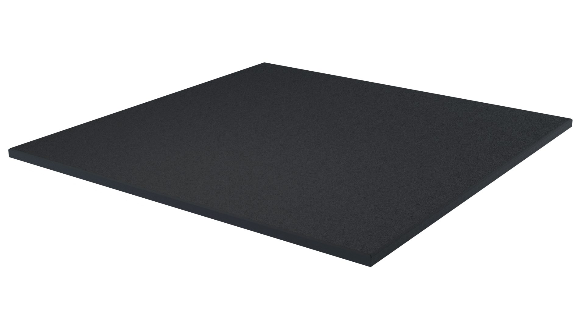 Flow Fitness Bodenschutzmatte Flow Fitness Gummifliese 100 x 100 cm Schwarz 2 cm